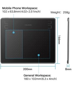 huion hs64 ghraphics tablet 5