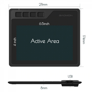 GAOMON S620 graphics tablet (6)