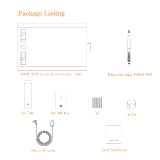 GAOMON m10k graphics tablet 2
