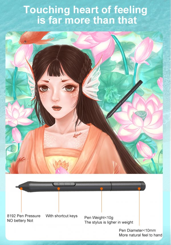 Graphics Tablet 10moons g20 10