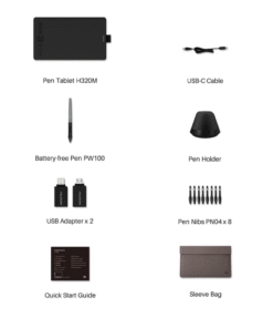 HUION H320M GRAPHICS TABLET (4)