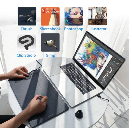 HUION HS610 graphics tablet 14
