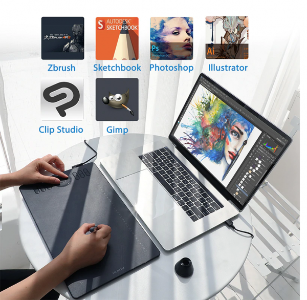 HUION HS610 graphics tablet 14