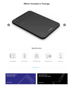 deco mini 4 xp pen graphics tablet 9
