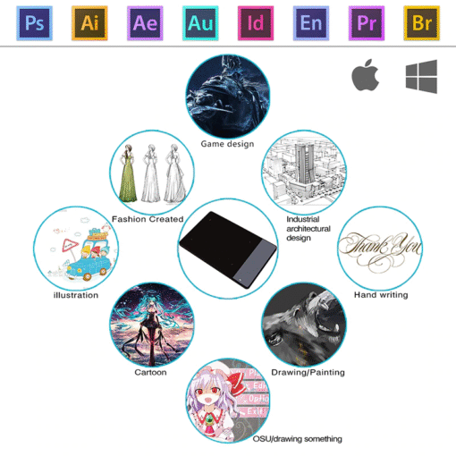 huion 420p graphics tablet 2