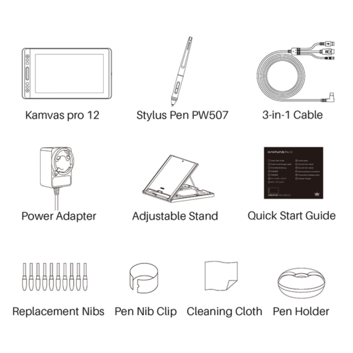 huion kamvas 12 pro Graphics Tablet in Pakistan (10)