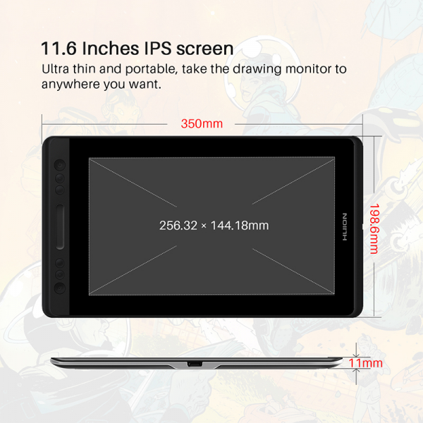 huion kamvas 12 pro Graphics Tablet in Pakistan (2)