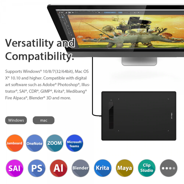 xp pen g960 graphic tablet 11