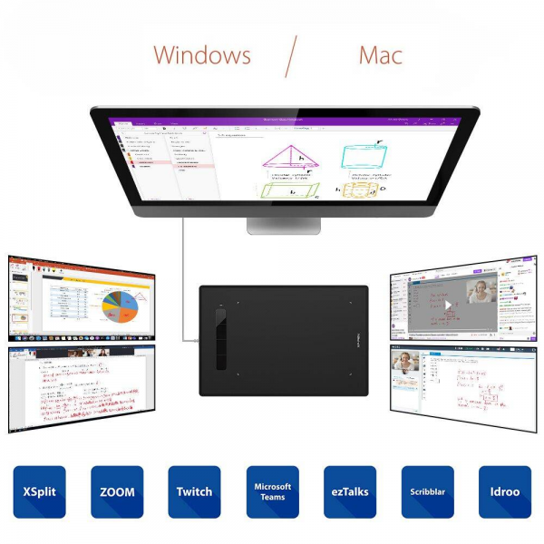 xp pen g960 graphic tablet 12