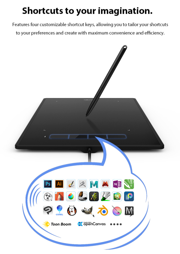 xp pen g960 graphic tablet