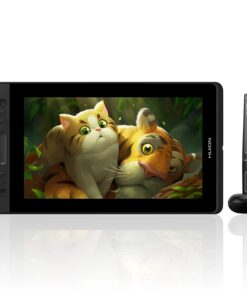 HUION Kamvas Pro 13 GT-133 Tilt Support Battery-Free Pen Graphic Drawing WACOM Tablet Display Monitor with Express Keys and Touch Bar with Stand