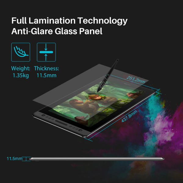 Huion kamvas pro 16 premium graphics tablet 2