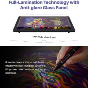 HUION Kamvas 22 Plus graphics drawing monitor Pakistan with 140% sRGB and Android support 3