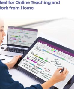 HUION Kamvas 22 Plus graphics drawing monitor Pakistan with 140% sRGB and Android support 6