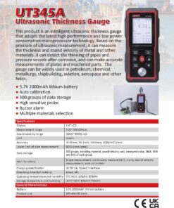 UNI-T UT345A Ultrasonic Thickness Gauge Price in Pakistan 6