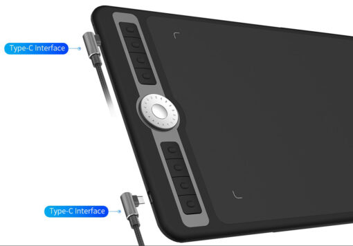 xptab-pro10-professional-graphic-tablet with two c type ports